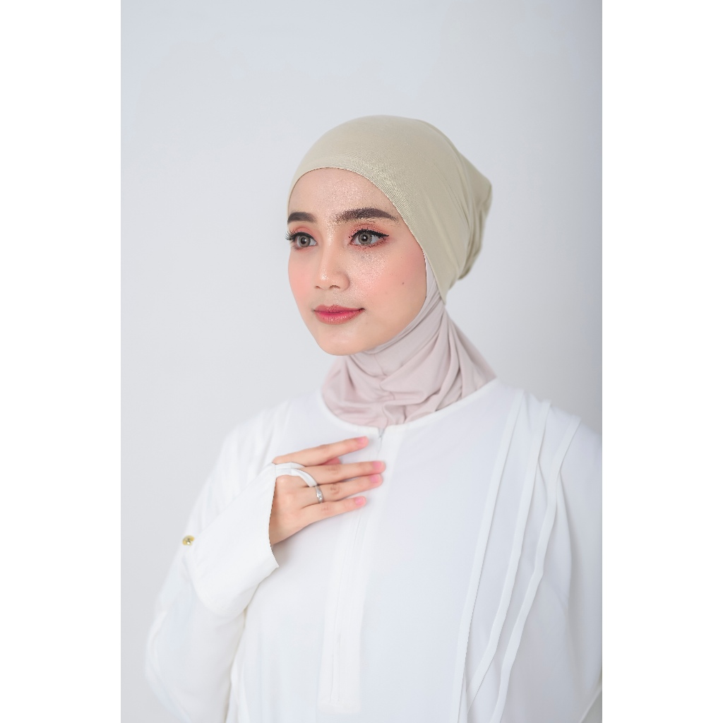 AMILY - TENCEL Inner Cap Ciput Tali Polos Premium