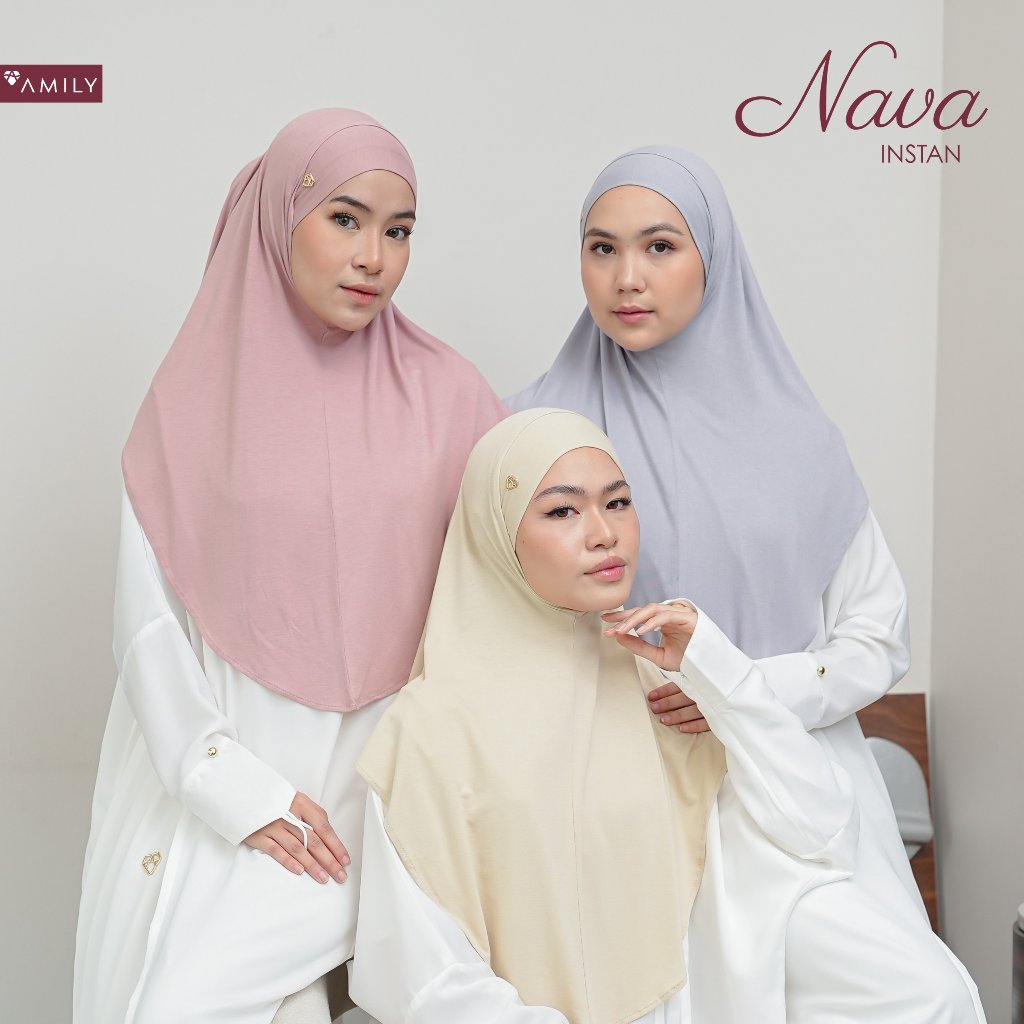 AMILY - Nava Instan Hijab Bergo 