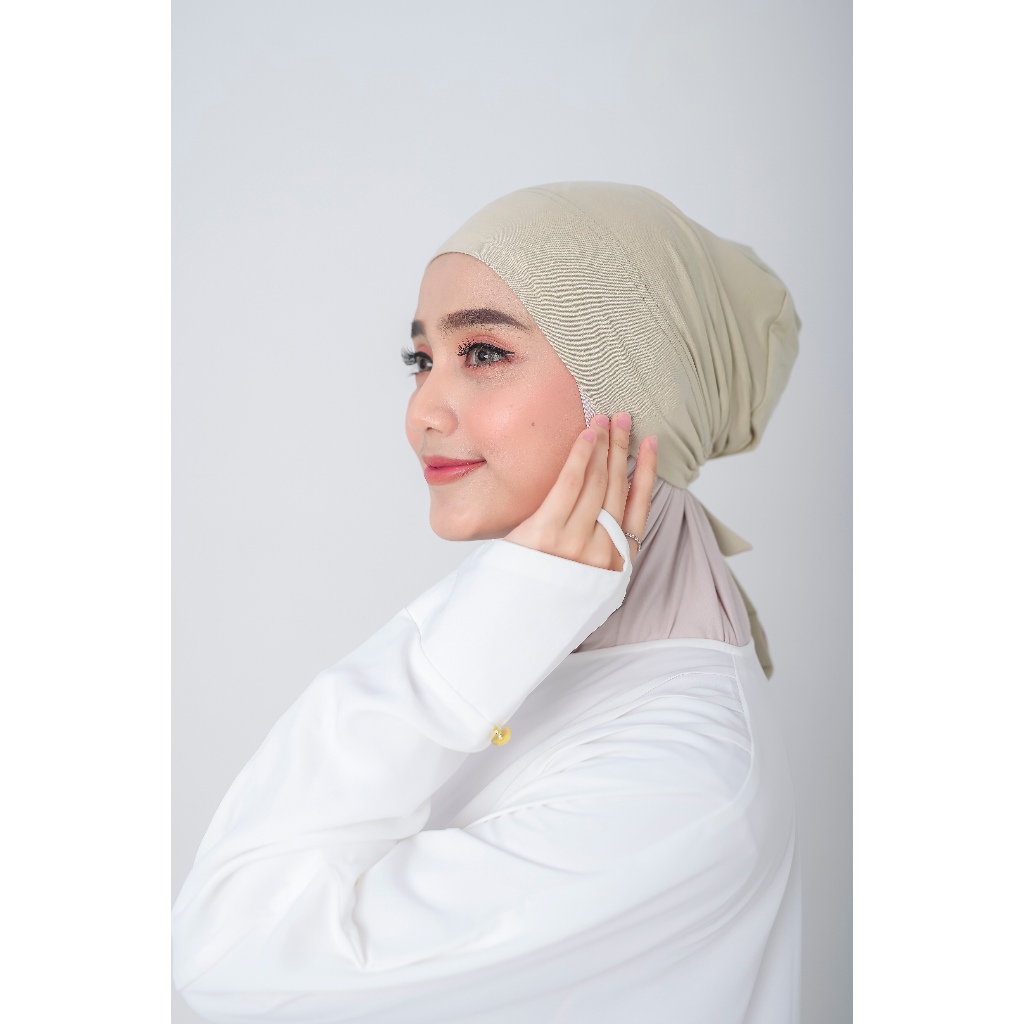 AMILY - TENCEL Inner Cap Ciput Tali Polos Premium