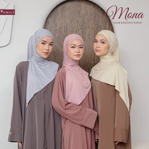 AMILY - Mona Hijab Bandana Instan
