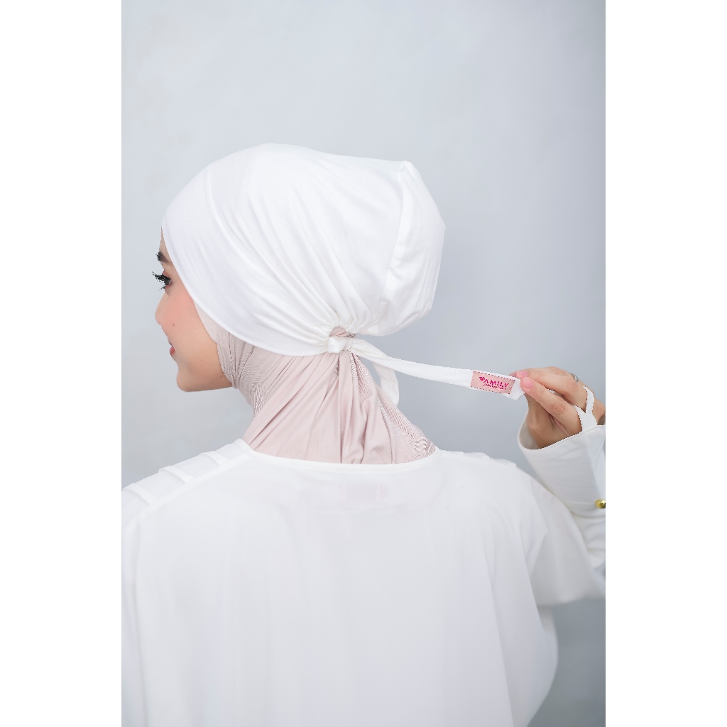 AMILY - TENCEL Inner Cap Ciput Tali Polos Premium