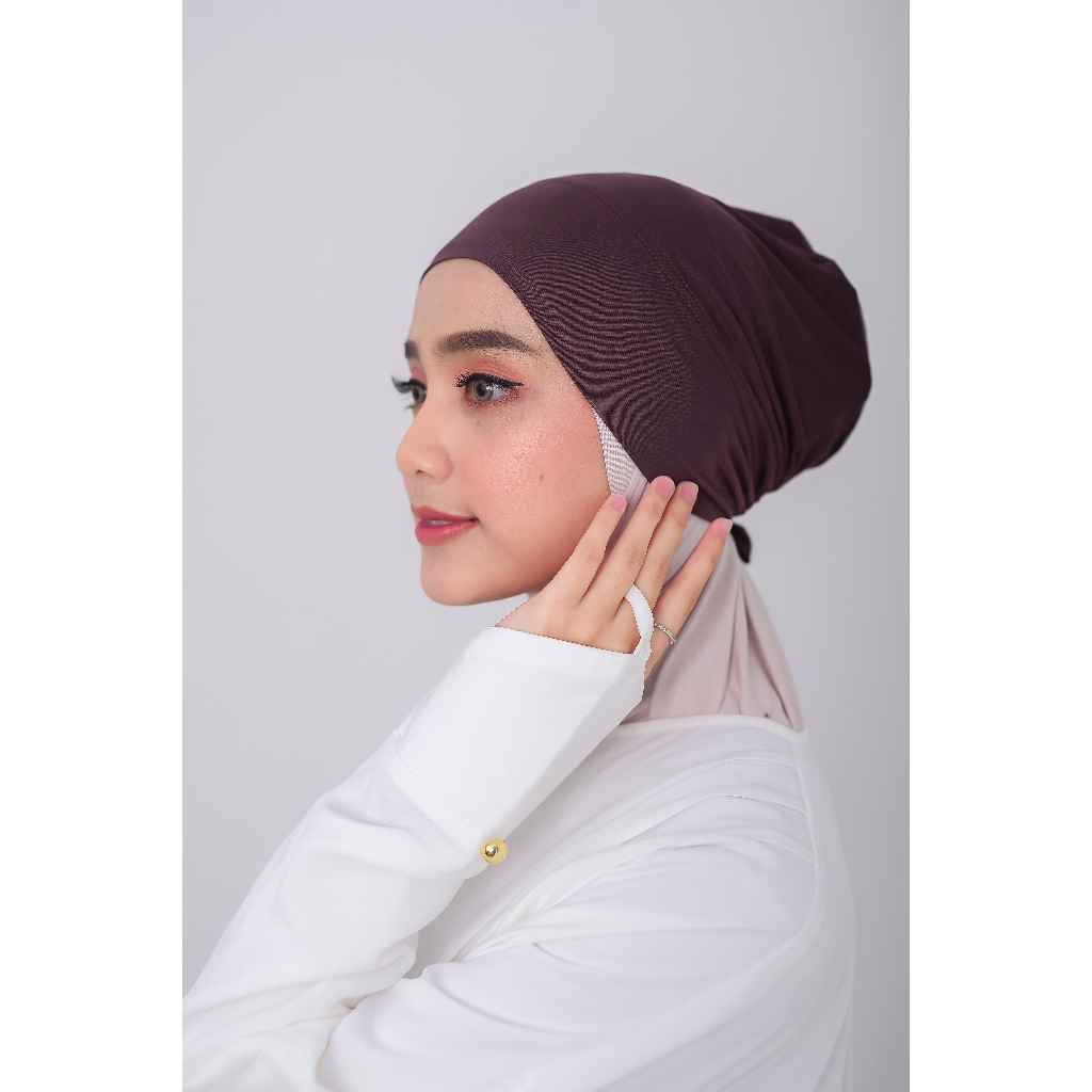AMILY - TENCEL Inner Cap Ciput Tali Polos Premium