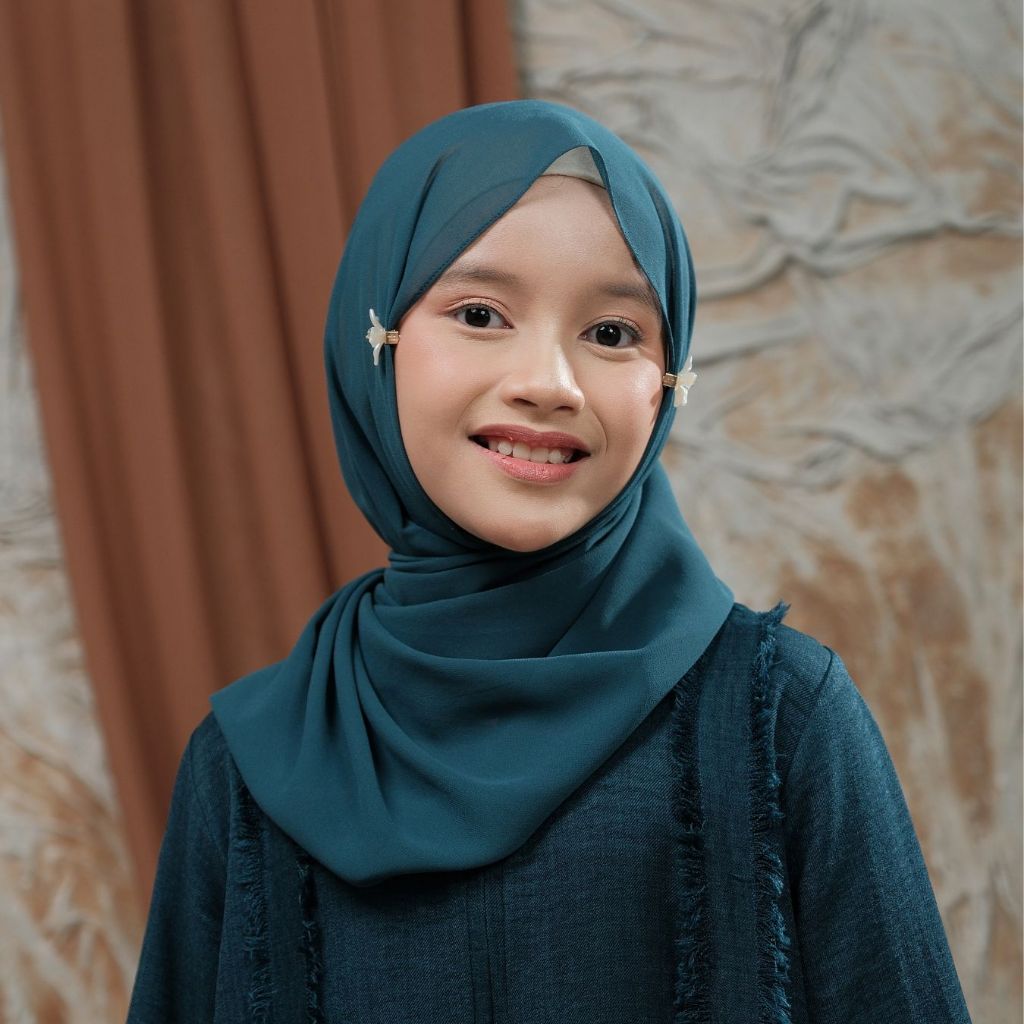 AMILY - Pashmina Basic Anak Material Ceruty Polos Premium