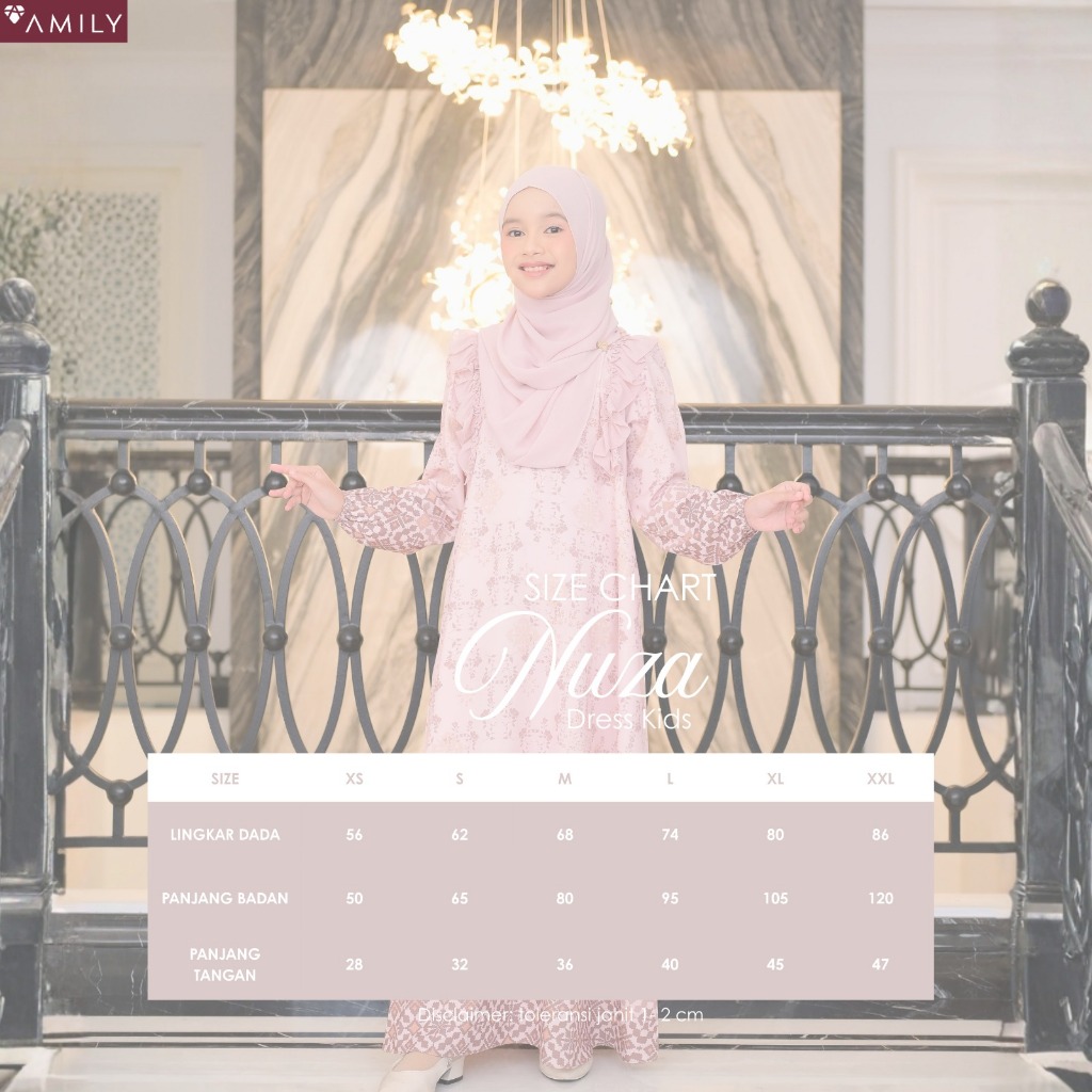 Nuza Blush Pink Sarimbit Lebaran 2026