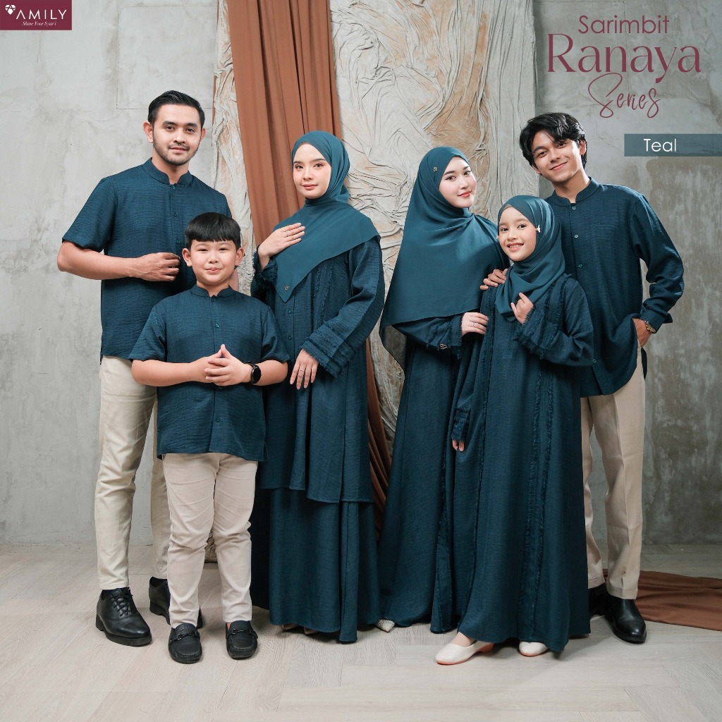 Ranaya Teal Sarimbit AMILY 2026
