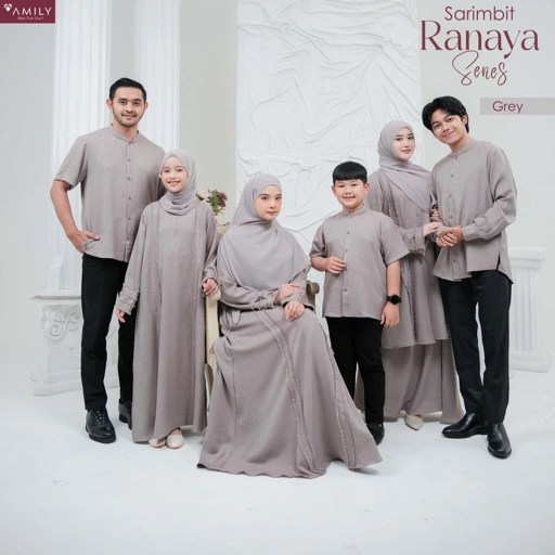 Image of Ranaya Grey Sarimbit AMILY 2026