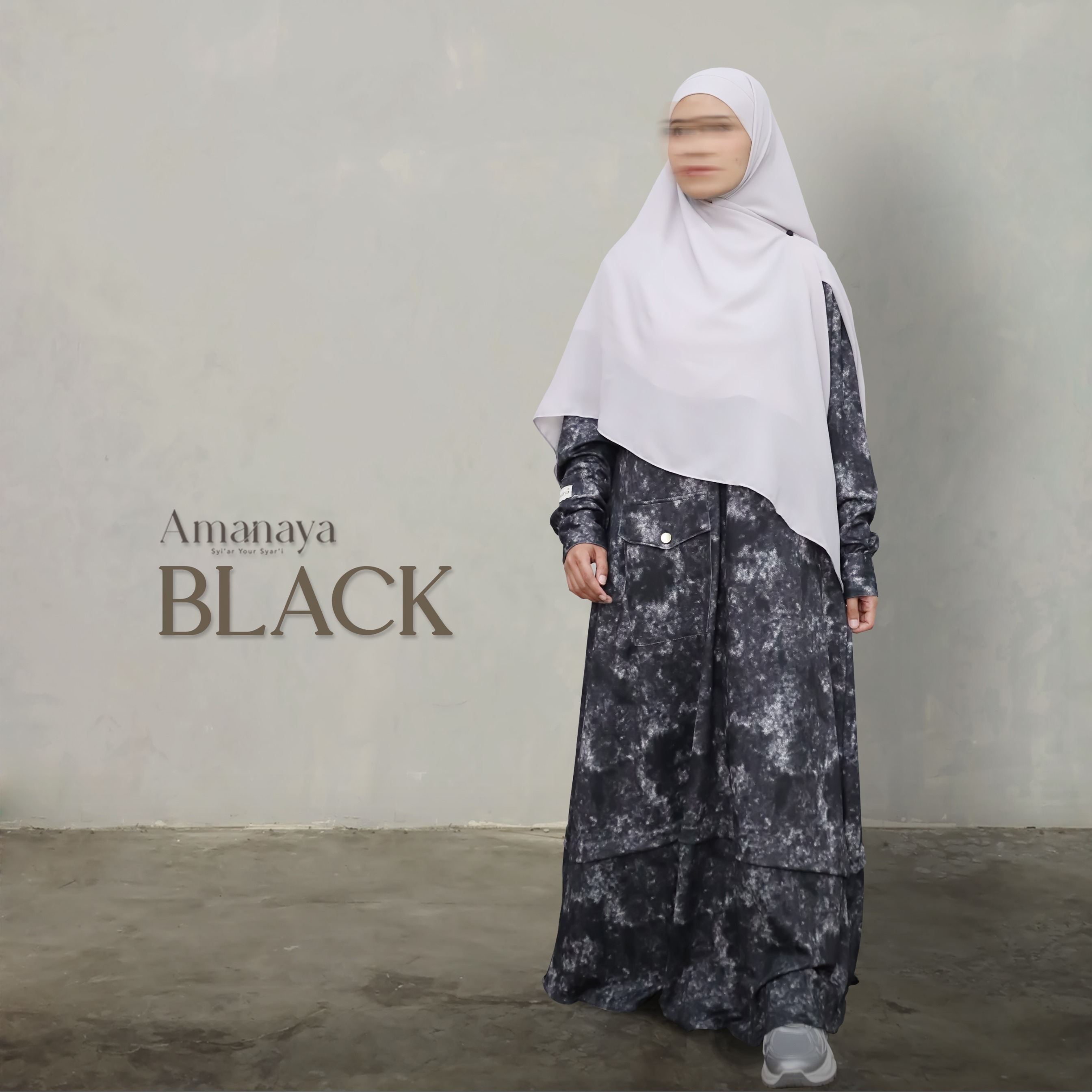 Seline Dress Material Latte Denim Knit
