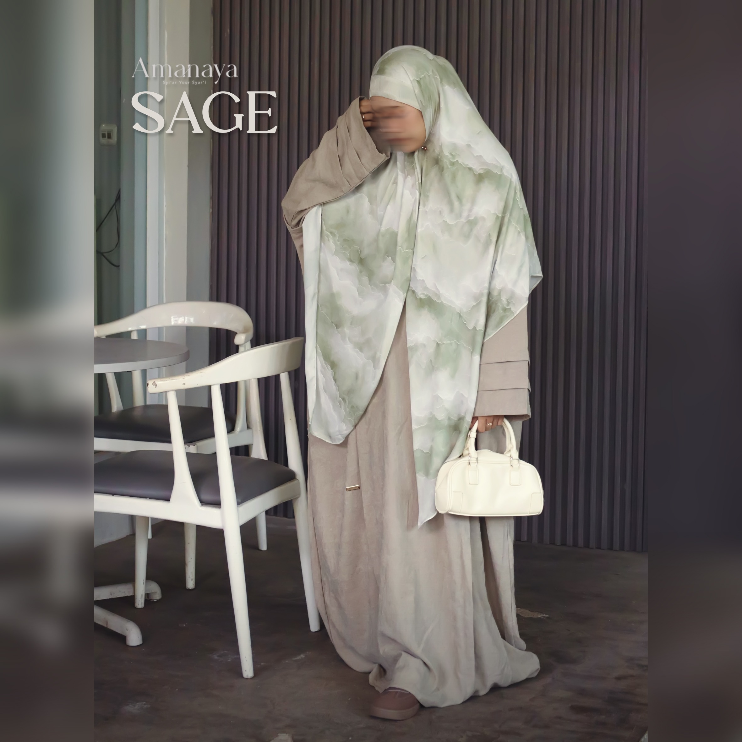 Suede Abaya Material Suwaid Brush