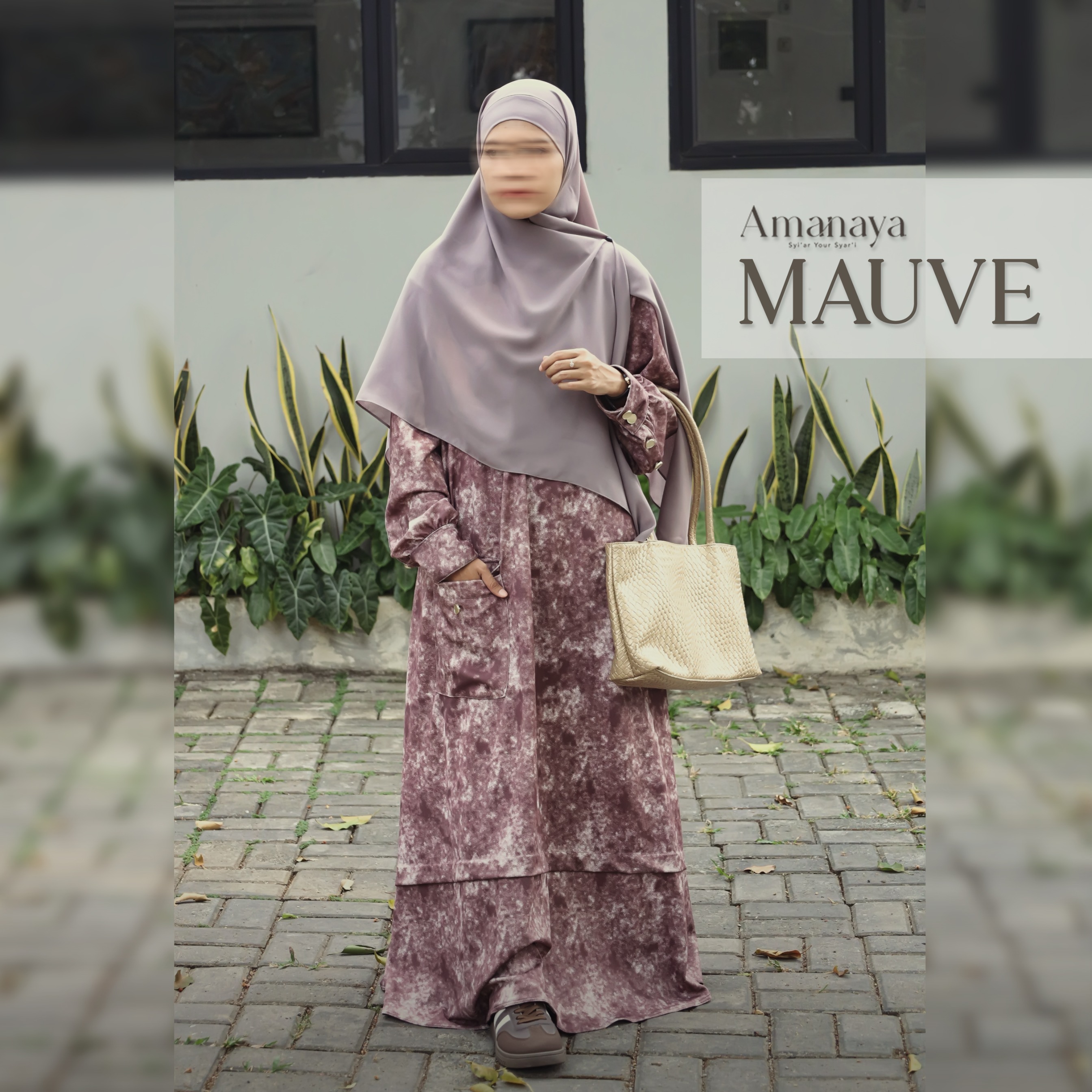 Seline Dress Material Latte Denim Knit
