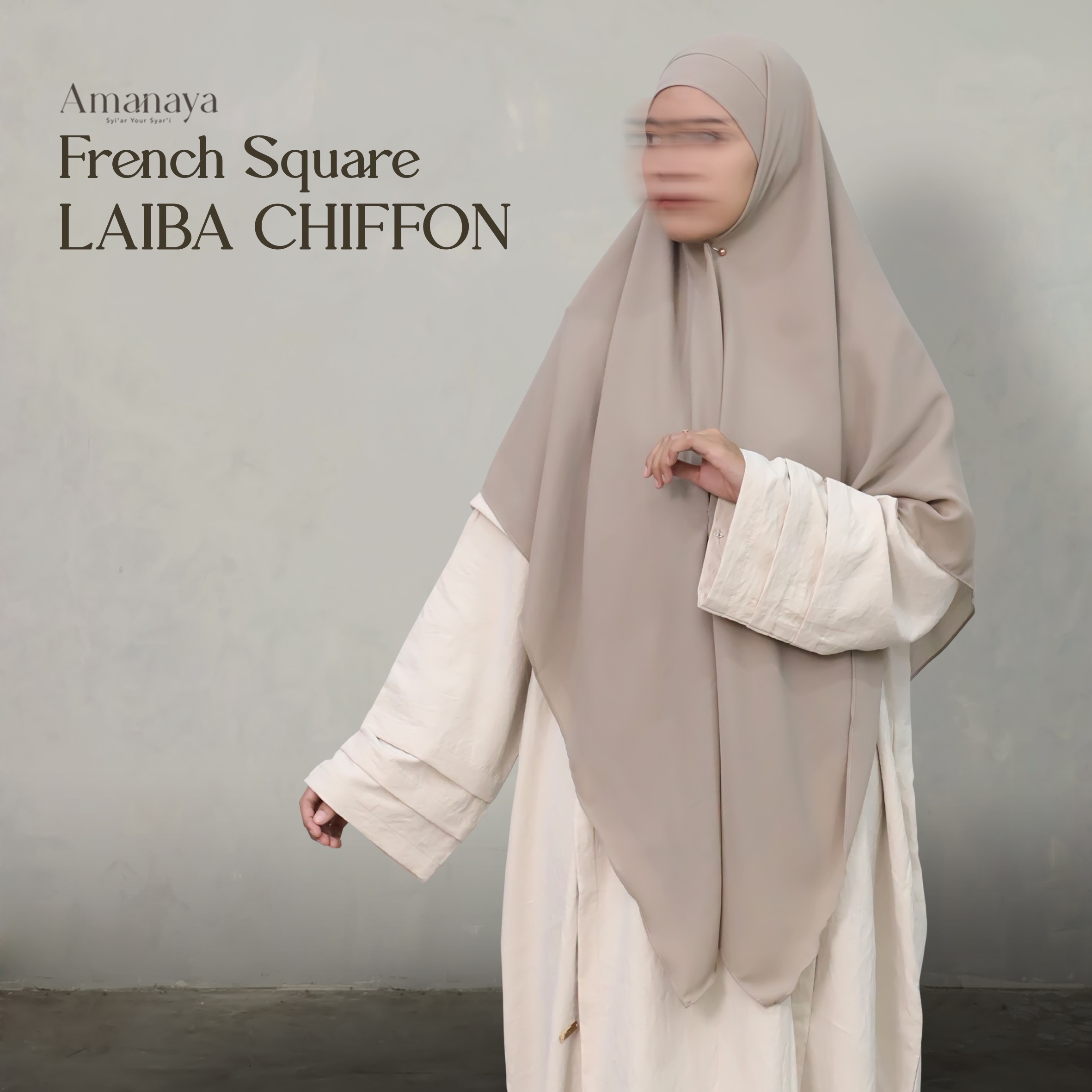 French Square Laiba Material Airtech Chiffon by Air Technology