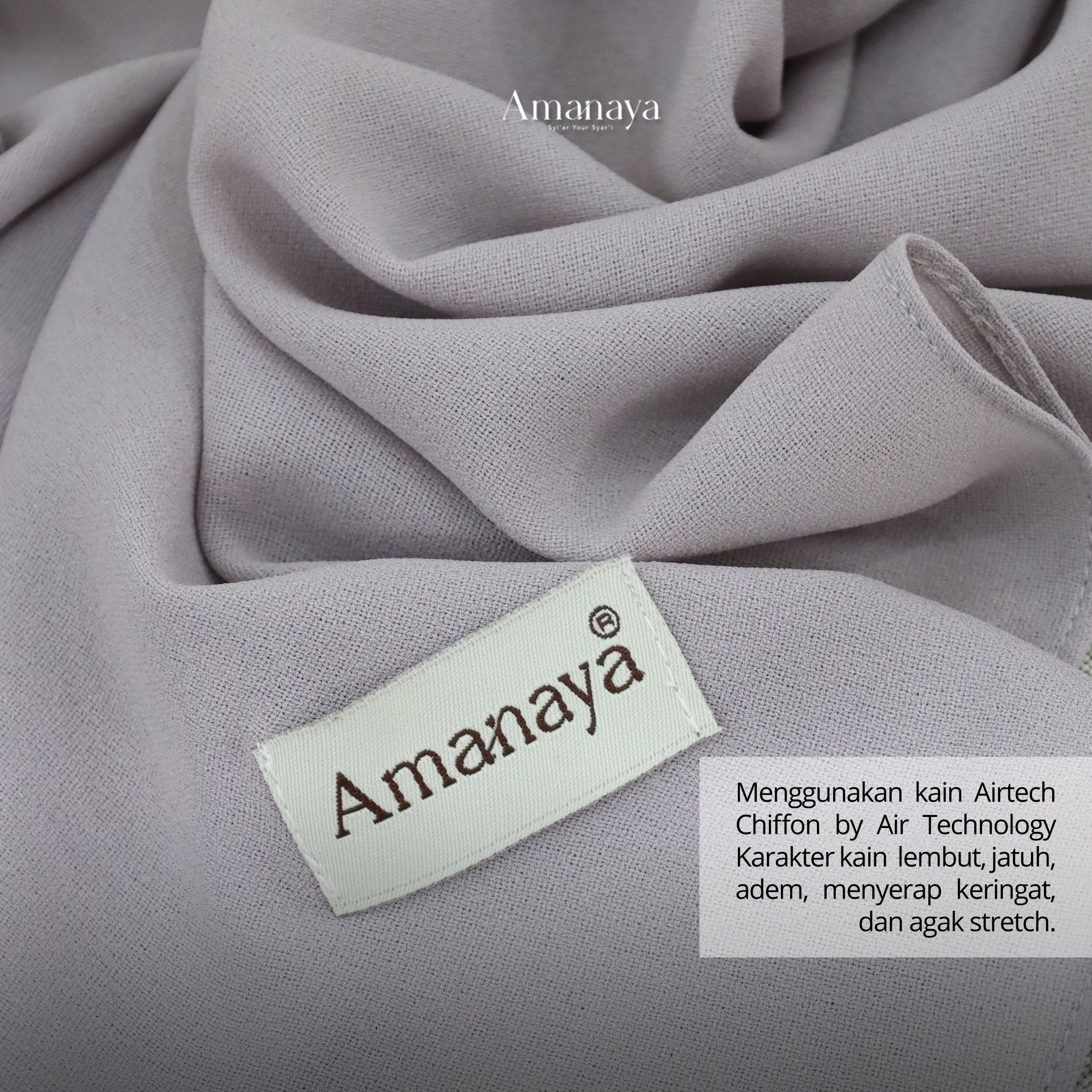 French Square Laiba Material Airtech Chiffon by Air Technology