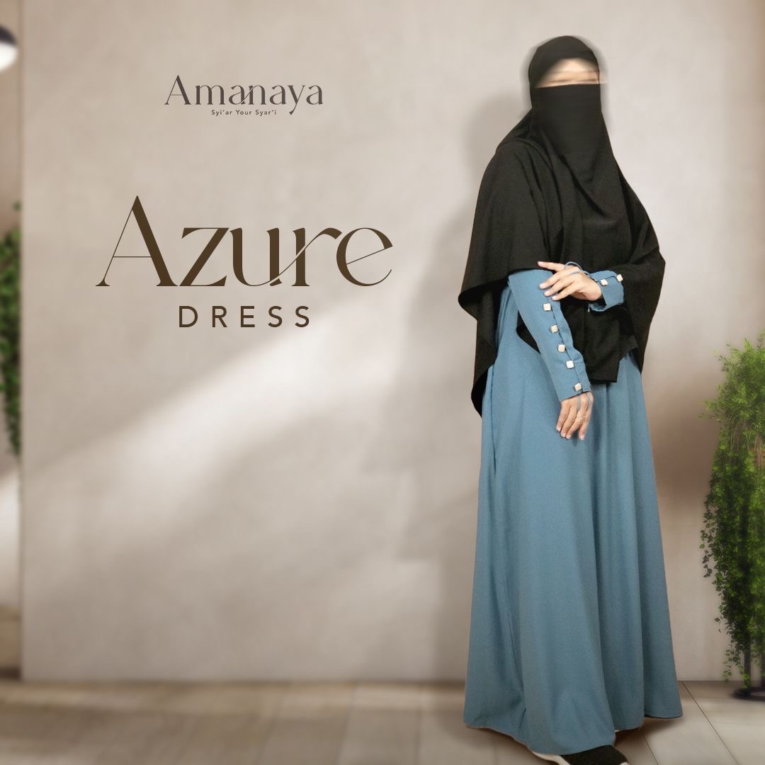 Amanaya Azure Dress Material Al-Emira Anti UV