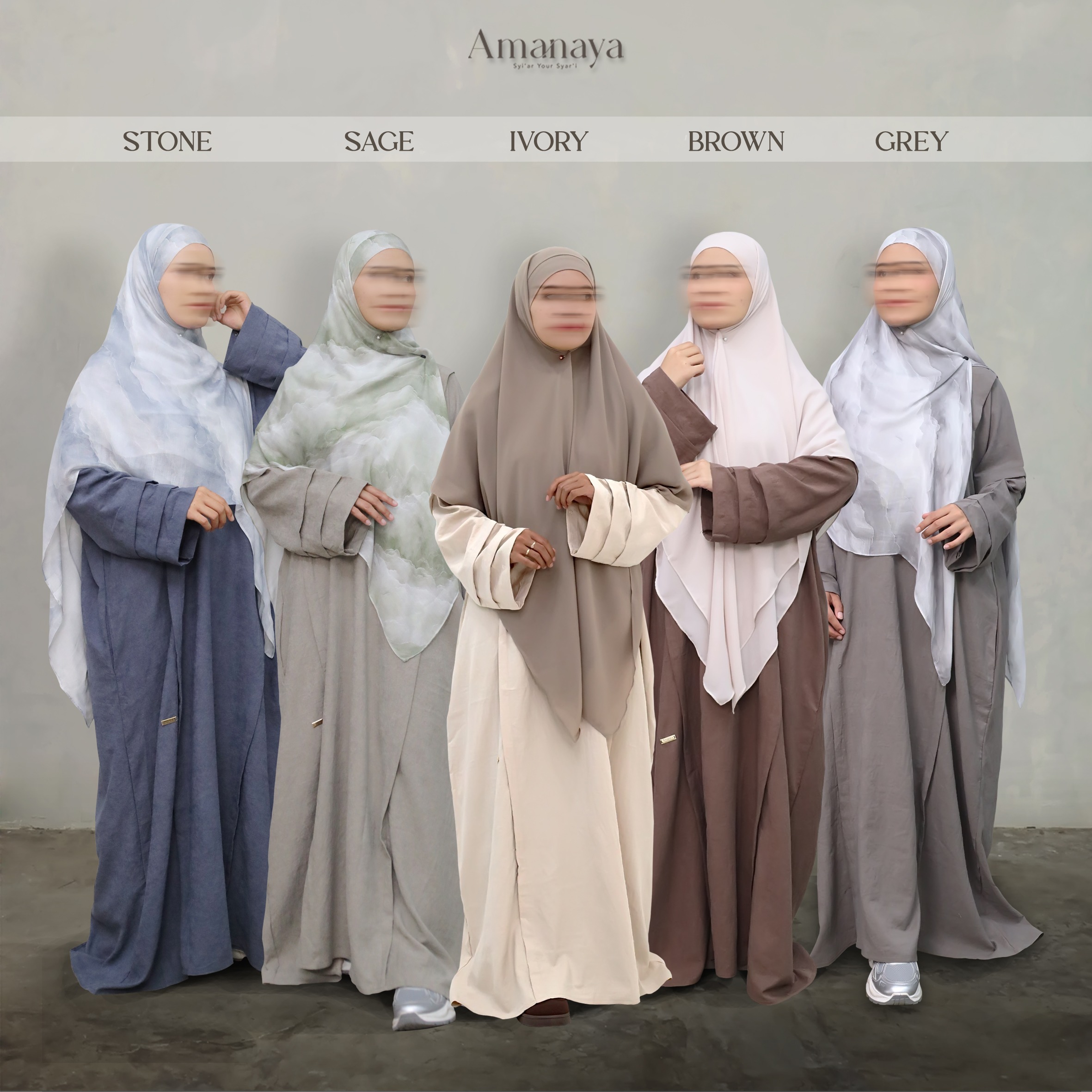 Suede Abaya Material Suwaid Brush
