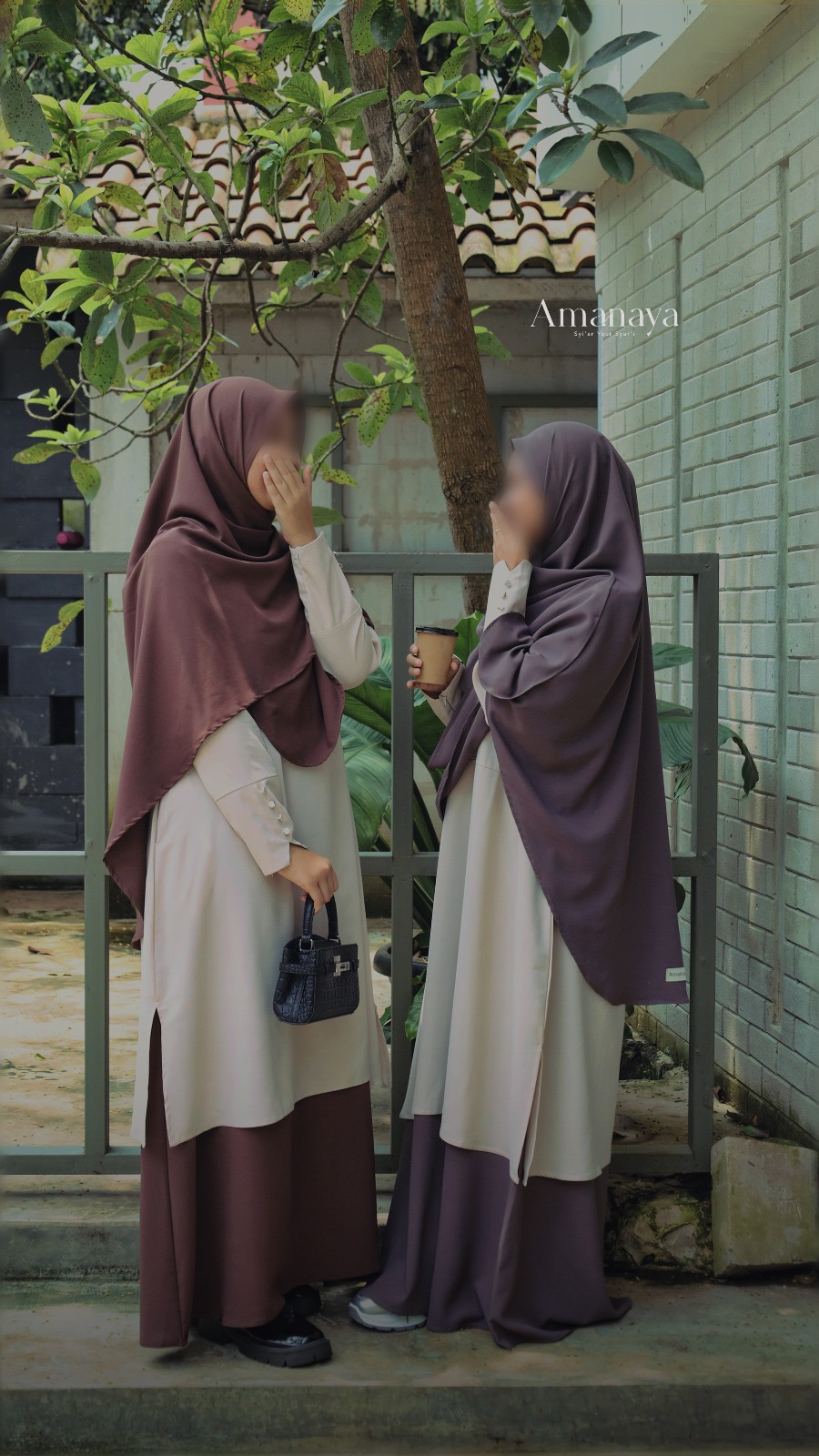 Amanaya Malay Dress - Pashmina Malay Oval Material Sabrina