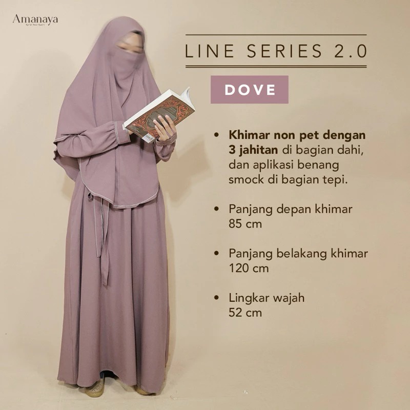Amanaya Abaya Line 2.0 Material Ity Crepe Premium