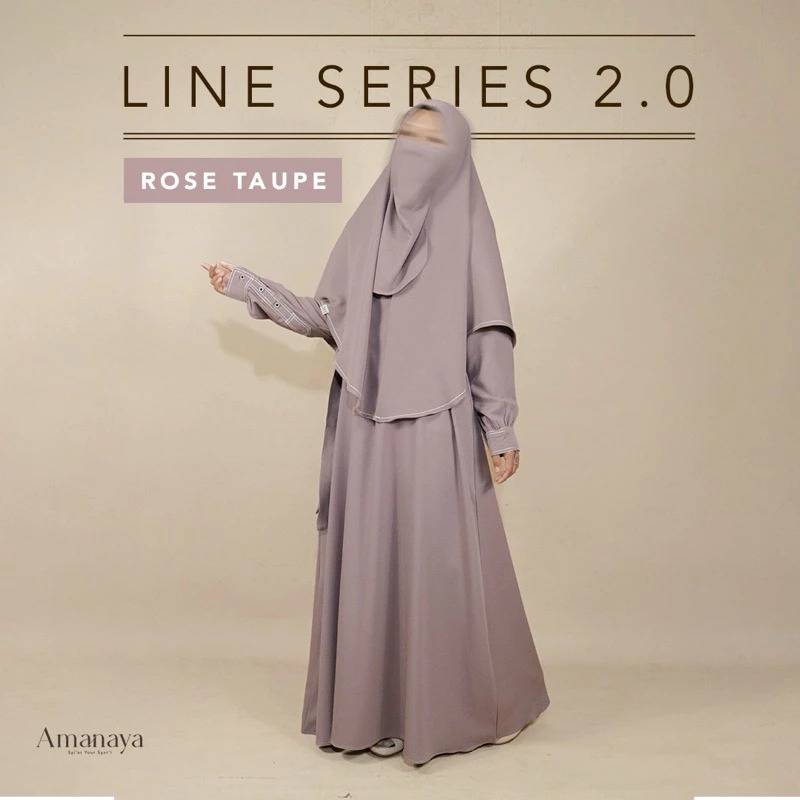 Amanaya Abaya Line 2.0 Material Ity Crepe Premium