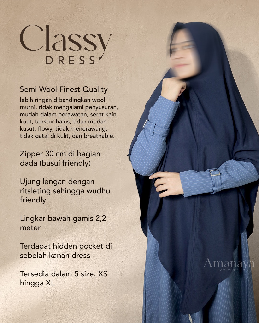 Amanaya Classy Dress Material Semi Wool
