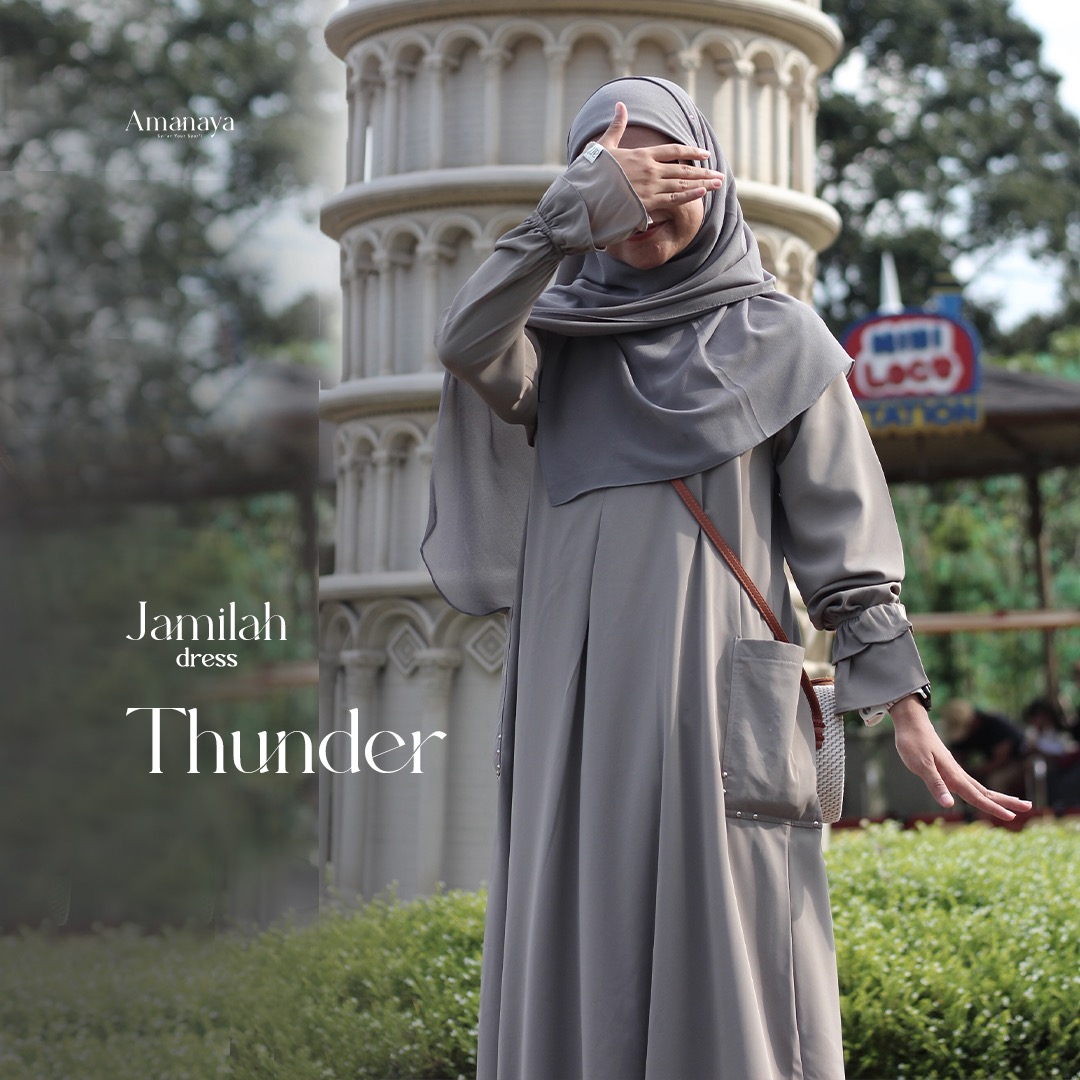 Amanaya Abaya Jamilah Material Sophia