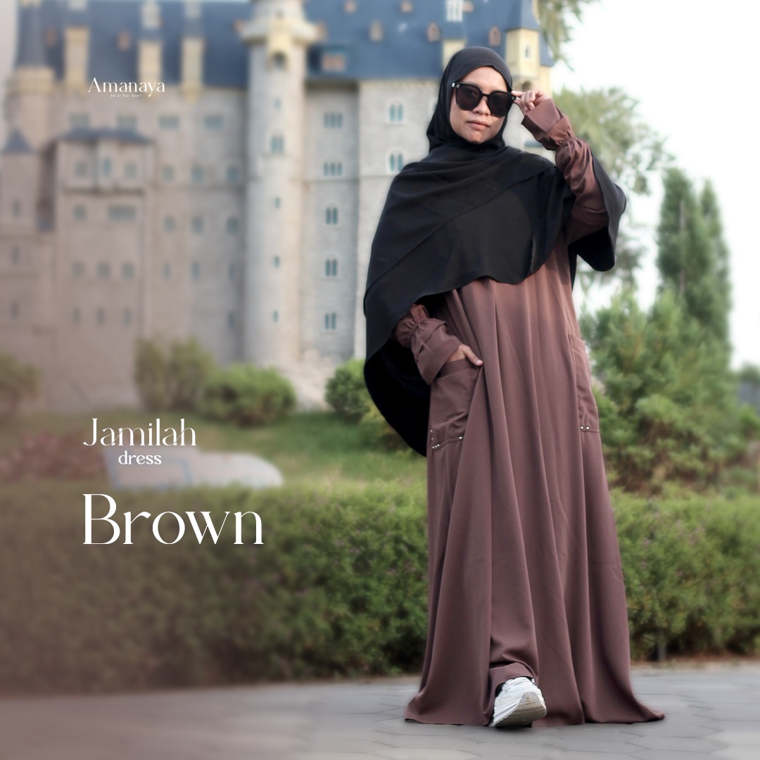 Amanaya Abaya Jamilah Material Sophia