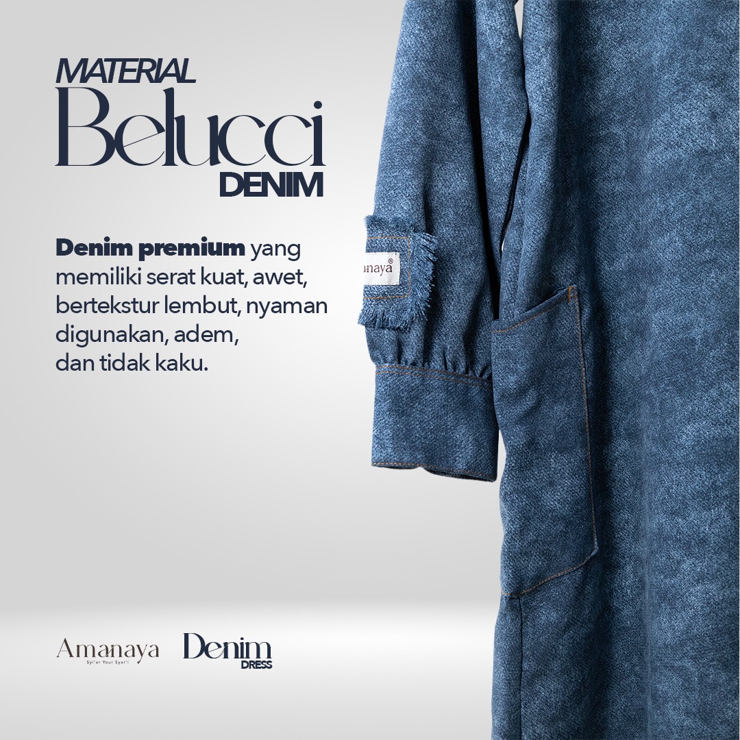 Denim Dress Material Belucci Denim