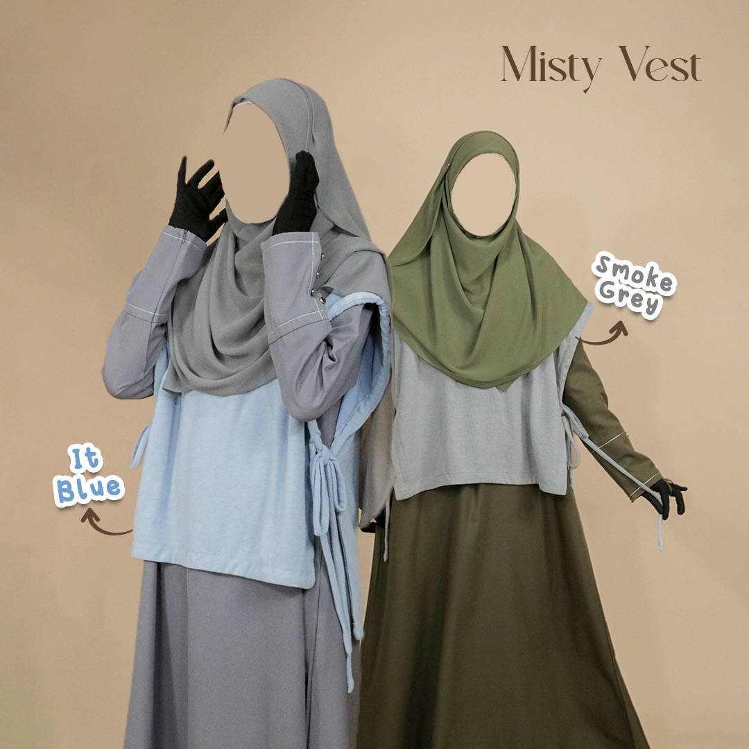 Amanaya Misty Vest Material Misty Cotton Knit