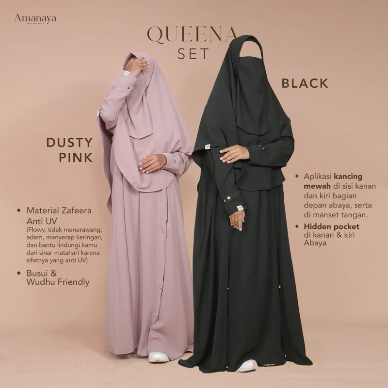 Amanaya Queena Dress Material Zafeera Anti-UV/Marbella Silk
