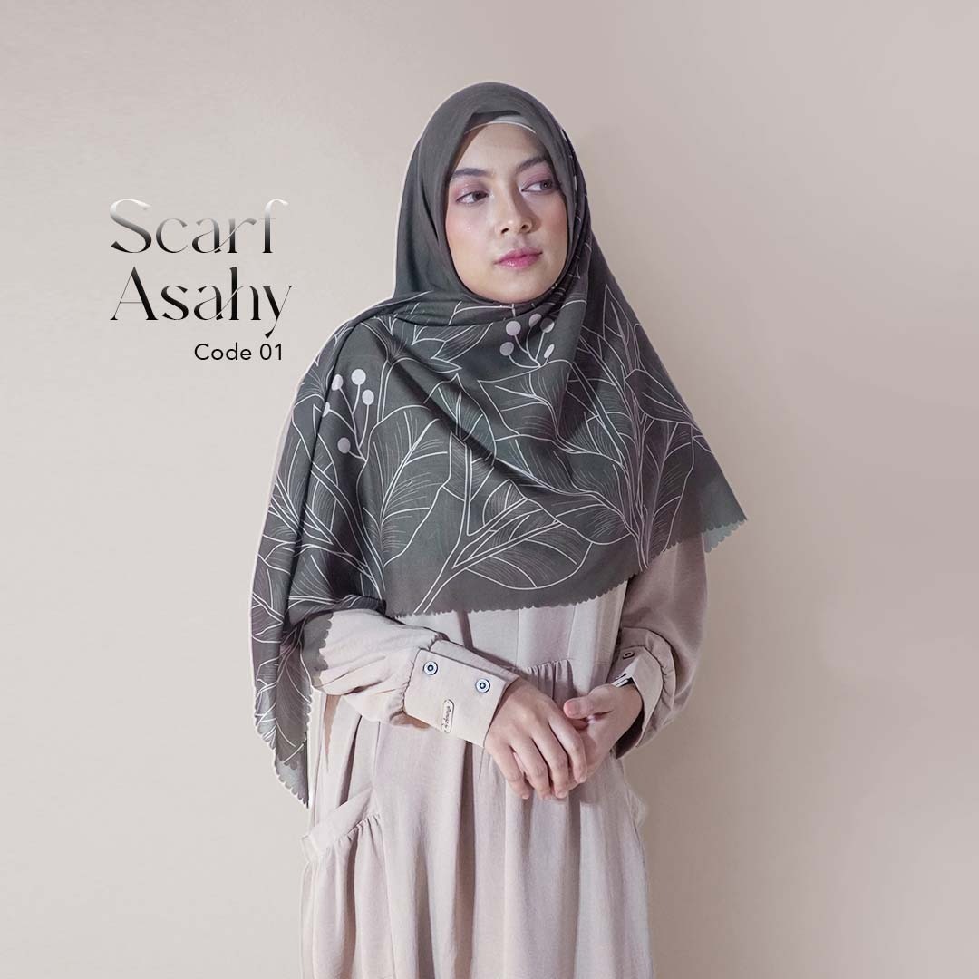Amanaya Scarf Asahy Material Voal Ultrafine Tryspan