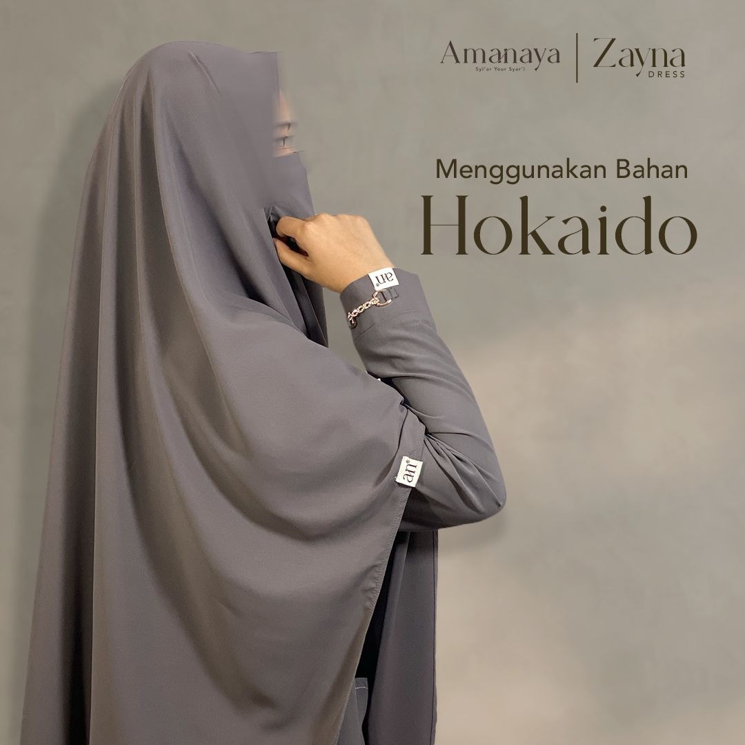 Amanaya Zayna Dress - Khimar Zayna Material Hokaido