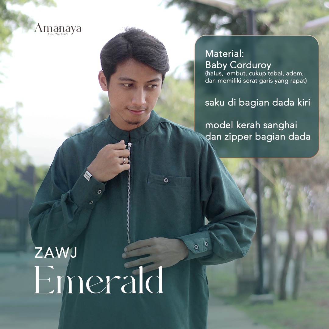 Amanaya Gamis Zawj Material Baby Corduroy