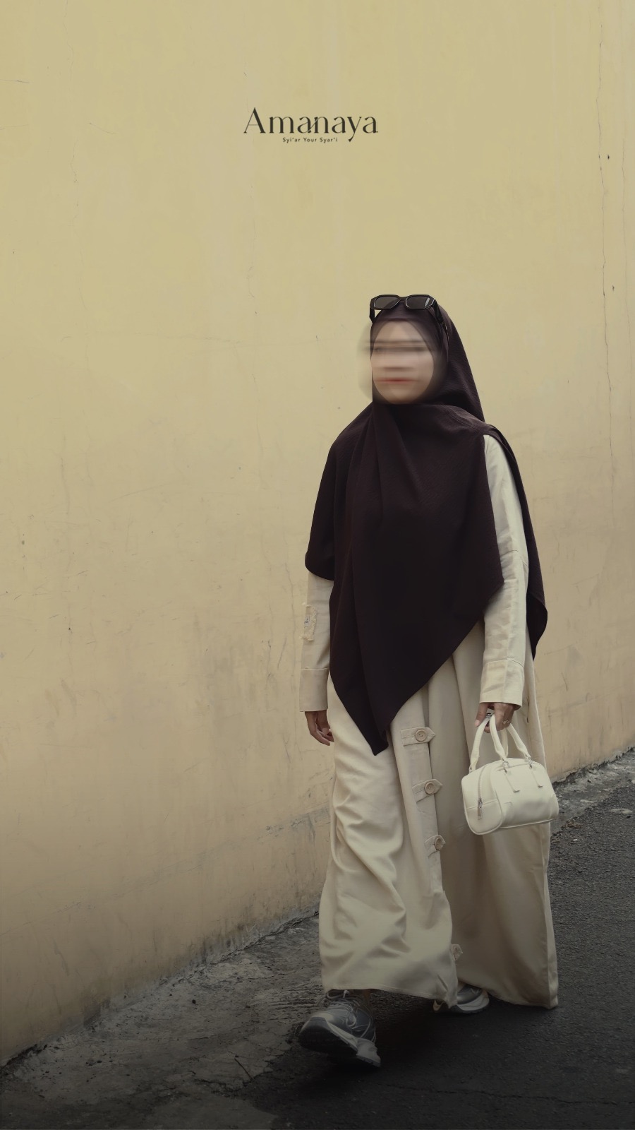 Natural Abaya Material Linen Oat (Disc. 13% OFF)