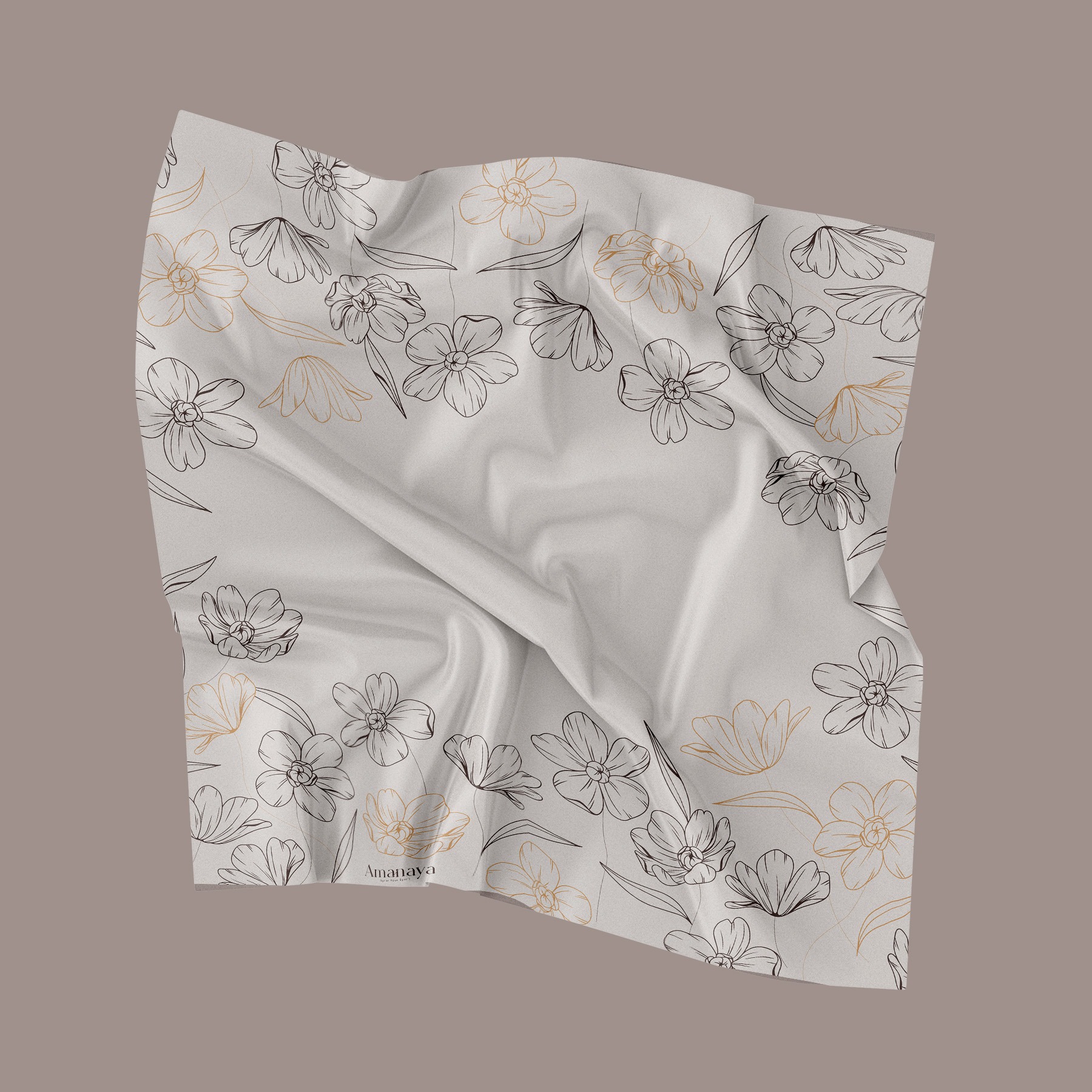 Amanaya Scarf Asahy Material Voal Ultrafine Tryspan