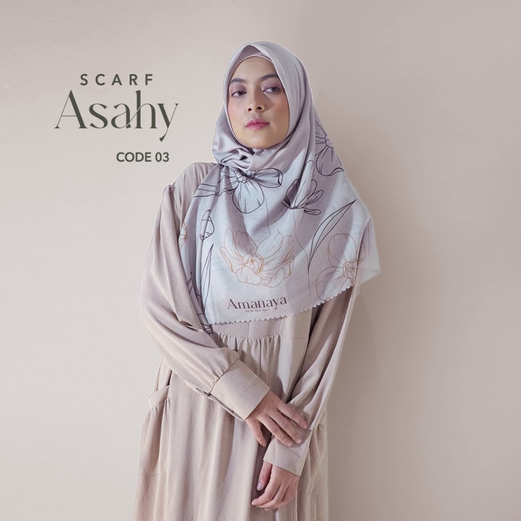 Amanaya Scarf Asahy Material Voal Ultrafine Tryspan