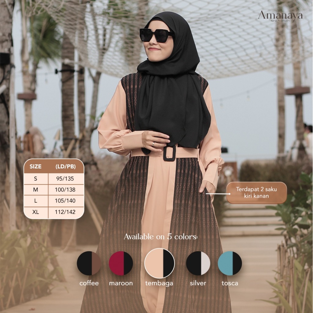 Amanaya Raya Dress Material Al Emira for Abaya & Al Zaira Dubai