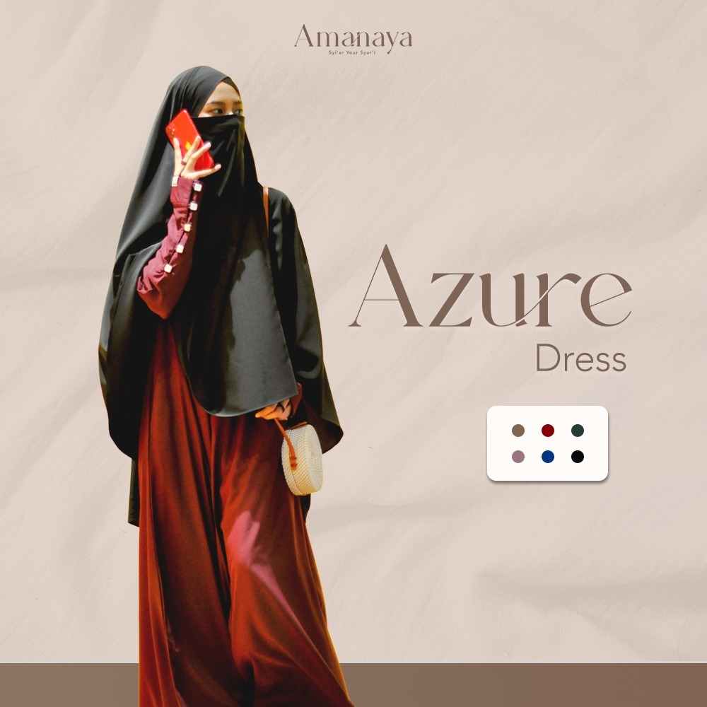 Amanaya Azure Dress Material Al-Emira Anti UV