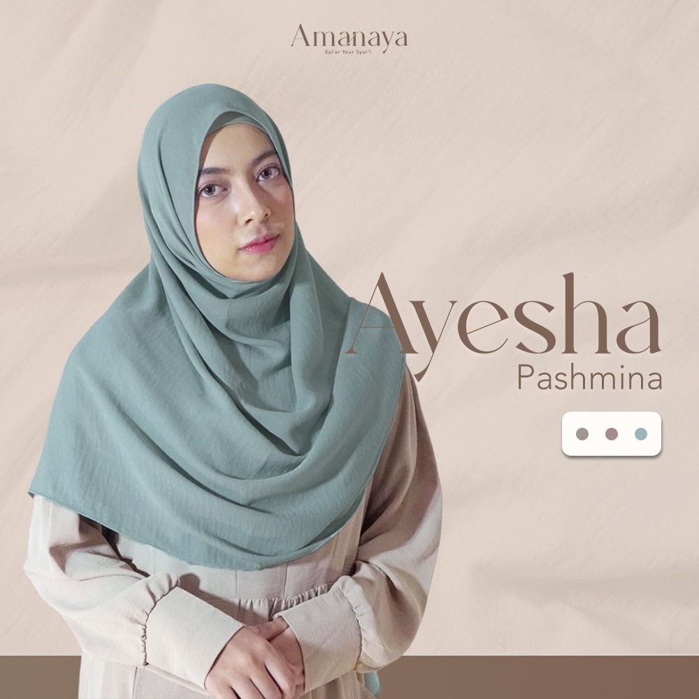 Amanaya Pashmina Ayesha Material Ladylia