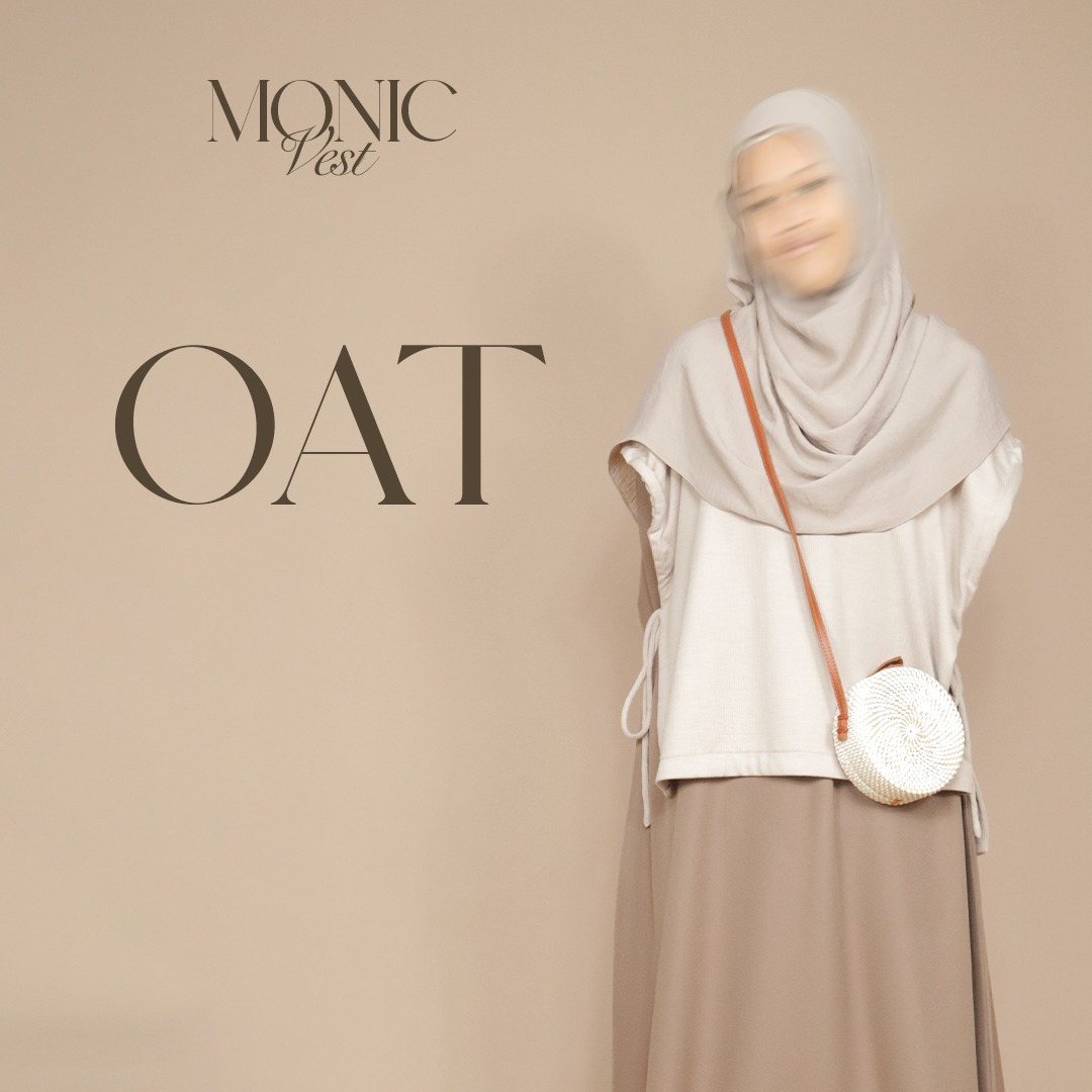 Amanaya Monic Vest  Material Rib Knit Premium 