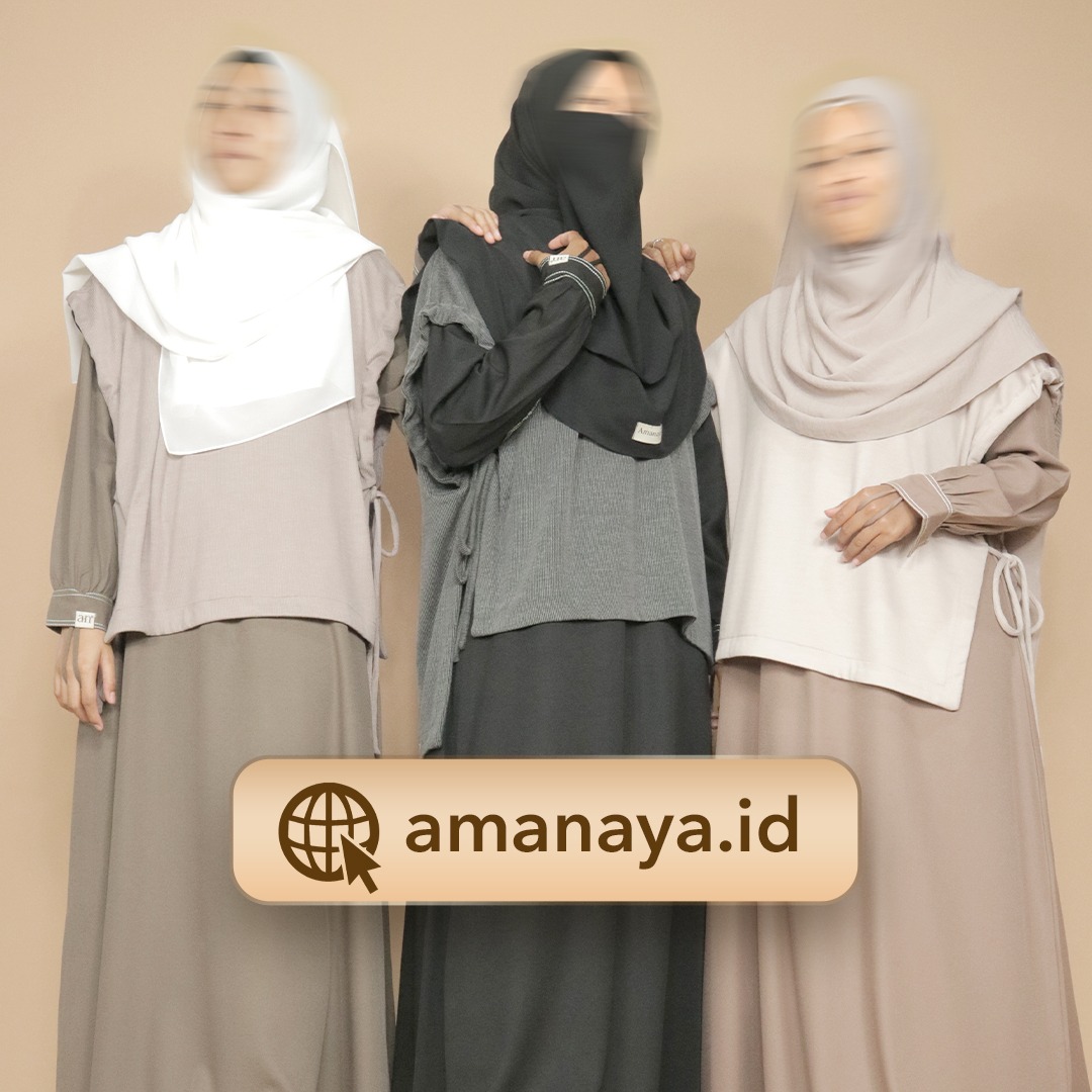 Amanaya Monic Vest  Material Rib Knit Premium 