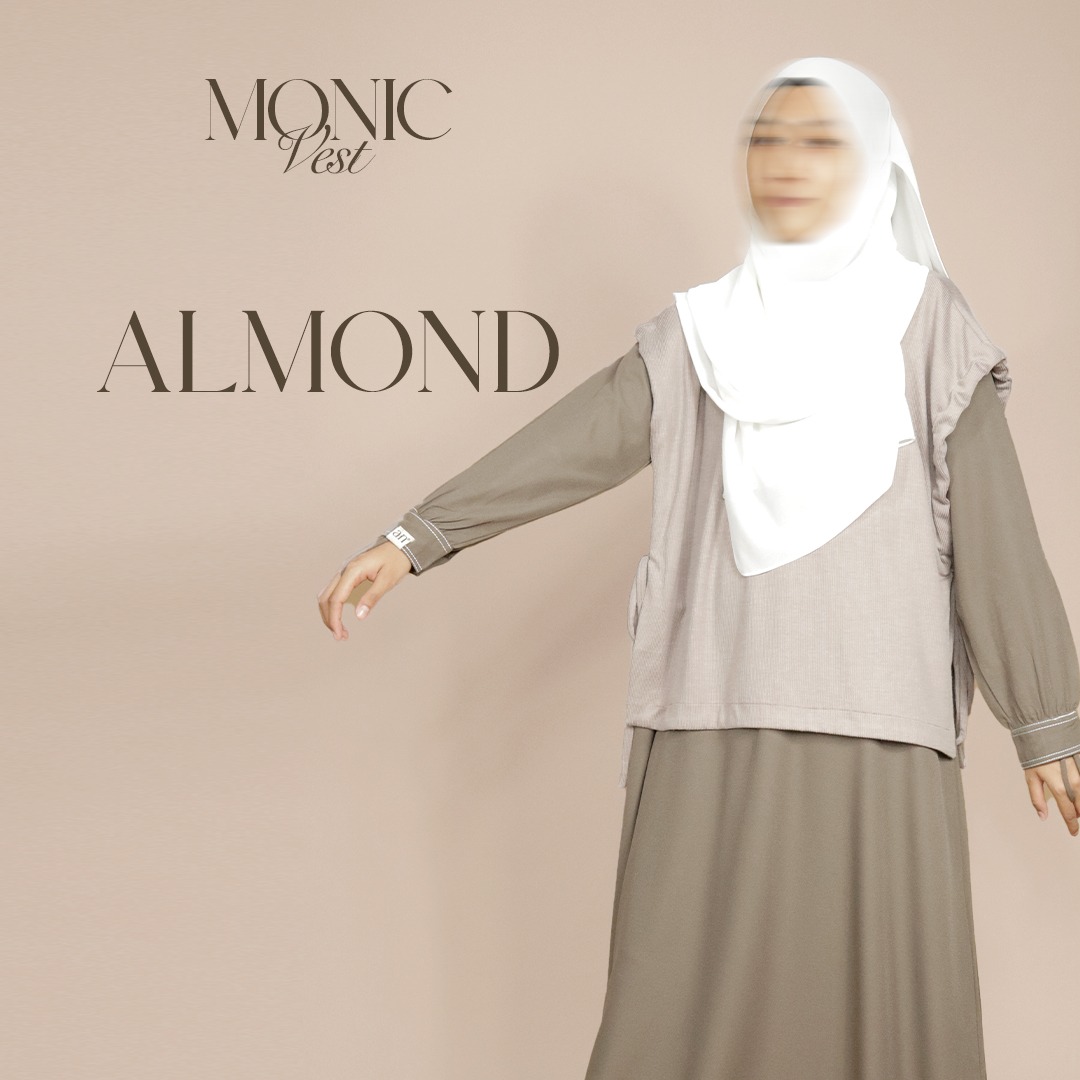 Amanaya Monic Vest  Material Rib Knit Premium 