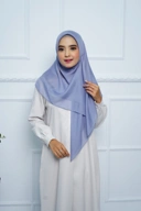 Hijab Square - Amorra Series 02 - Denim Blue