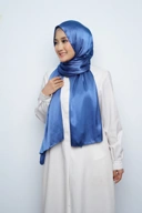 Pashmina - Ramisha Gradenza Silk - Denim