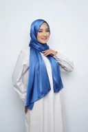 Pashmina - Ramisha Gradenza Silk - Denim