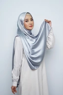 Pashmina - Ramisha Gradenza Silk - Sky Blue