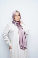 Pashmina - Ramisha Gradenza Silk - Taro