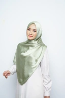 Pashmina - Ramisha Gradenza Silk - Sage Green