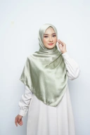 Pashmina - Ramisha Gradenza Silk - Sage Green