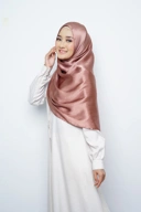 Pashmina - Ramisha Gradenza Silk - Brown