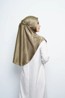 Jilbab - Bergo Noora Gradenza Silk - Army