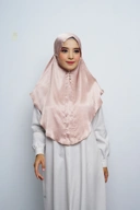 Jilbab - Bergo Noora Gradenza Silk - Nude