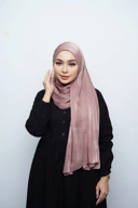 Pashmina - Kieva Shimmer Silk - Rose Pink