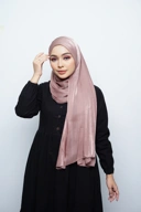 Pashmina - Kieva Shimmer Silk - Rose Pink
